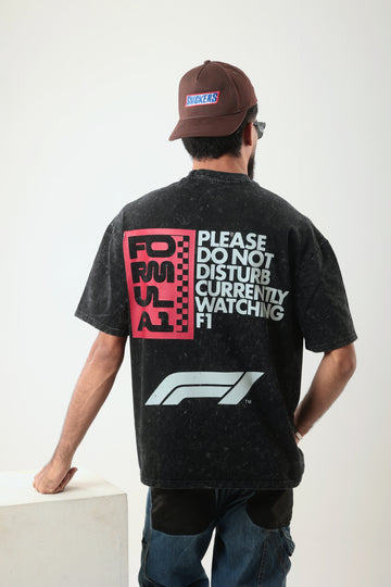 FORMULA ONE EDDITION ACID WASH PREMIUM DROP TEE