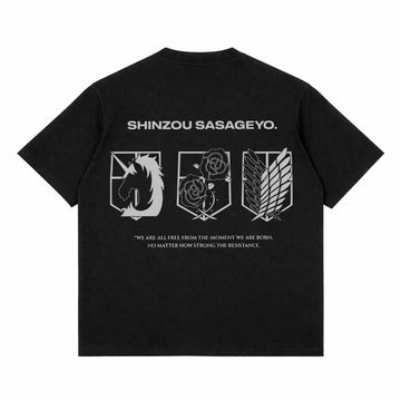 SHINZOU SASAGEY DROPSHOULDER TSHIRT