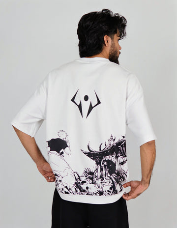 JUJUTSU KAISEN PREMIUM BLACK OVERSIZED TEES