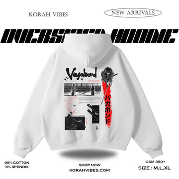 VAGABOND WHITE PREMIUM HOODIE