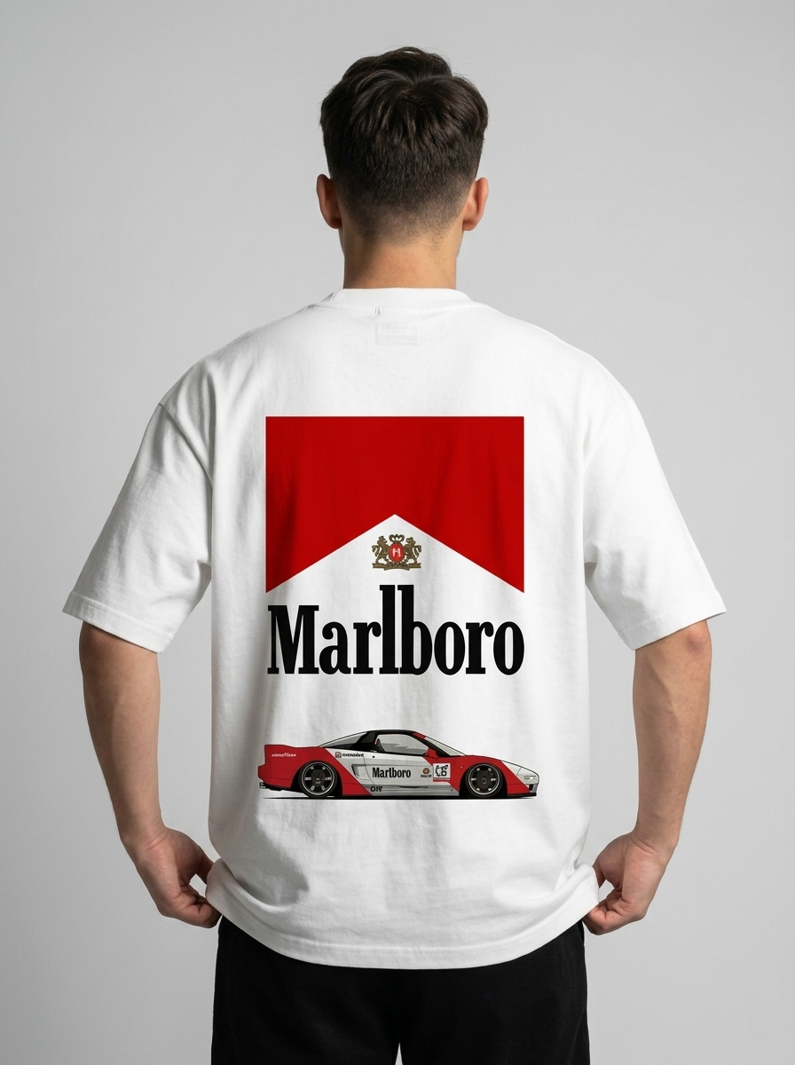 MARLBORO DROP TEE BLACK