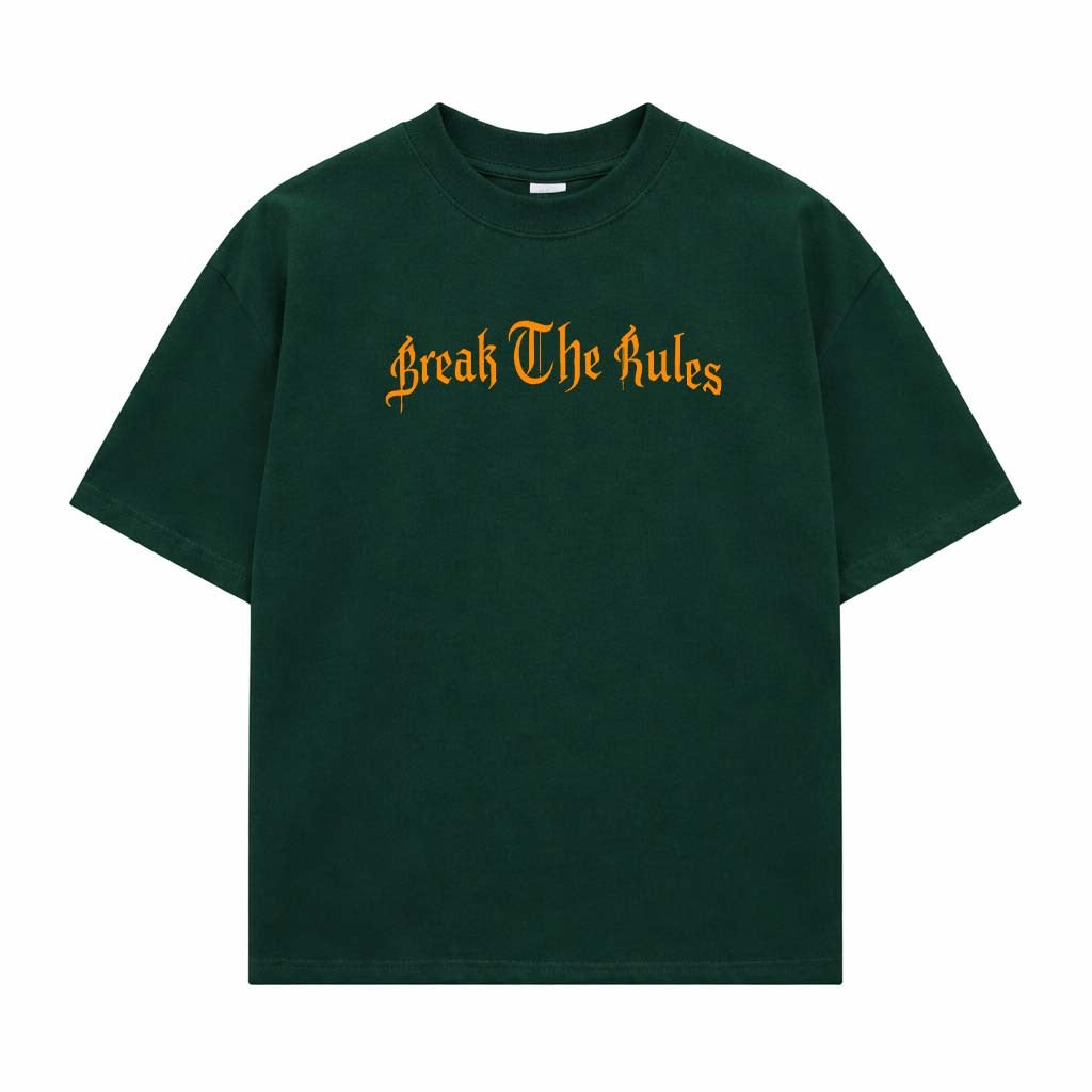 BREAK THE RULES PREMIUM OVERSIZED TEE