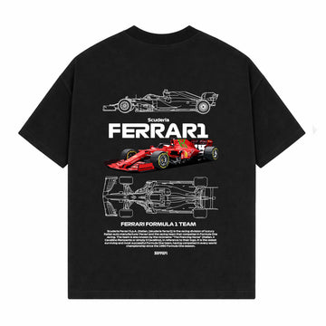 FERRARI PREMIUM OVERSIZED TEES