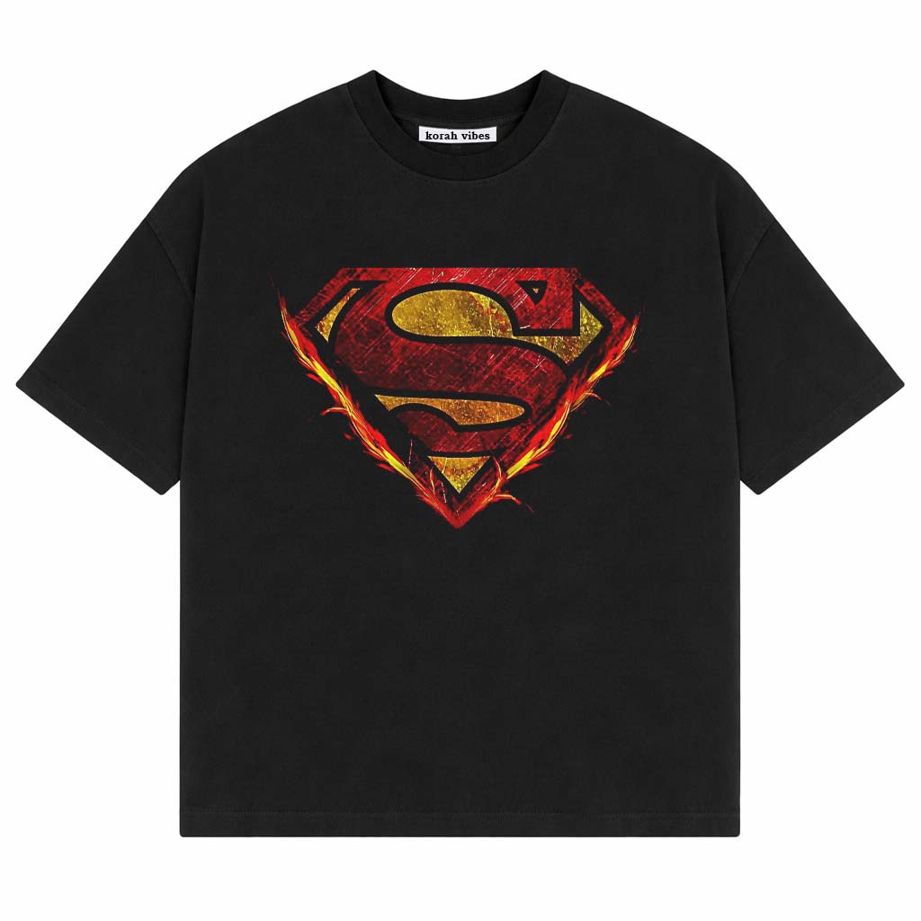 SUPERMAN DROPSHOULDER TEE